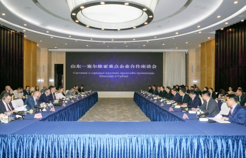 山东—塞尔维亚重点企业合作座谈会在济南举办
